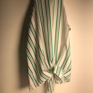 Striped tie up tank